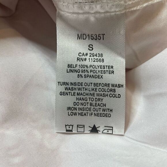 Miss Me Orange Floral Criss Cross Sleeveless Halter Dress Womens Size Small - Picture 2 of 13